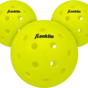 Franklin Sports Outdoor Pickleballs – X-40 Pickleball Balls – USA Pickleball (USAPA) Approved – Official US Open Ball