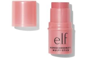 e.l.f. Monochromatic Multi Stick, Luxuriously Creamy & Blendable Color, For Eyes, Lips & Cheeks, Dazzling Peony, 0.17 oz (5 g)