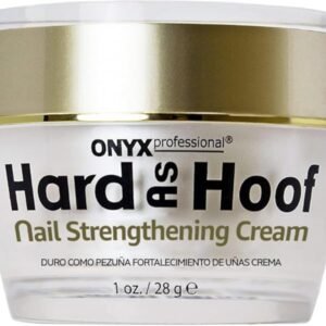 Hard As Hoof Nail Strengthening Cream with Coconut Scent, Nail Growth & Conditioning Cuticle Cream Stops Splits, Chips, Cracks & Strengthens Nails, 1 oz