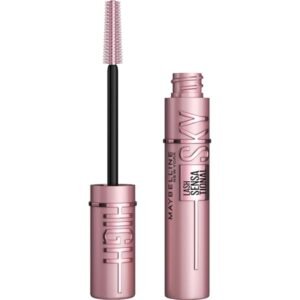 Maybelline Lash Sensational Sky High Washable Mascara Makeup, Volumizing, Lengthening, Defining, Curling, Multiplying, Buildable Formula, Blackest Black, 1 Count