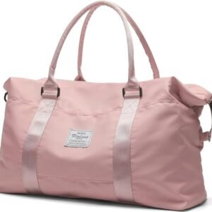 Travel Duffel Bag,Sports Tote Gym Bag,Shoulder Weekender Overnight Bag for Women