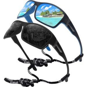 STORYCOAST Polarized Sports Sunglasses for Men Women Unbreakable Frame Cycling Fishing Driving